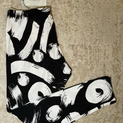 Chalet Et Ceci Black/white Tarsila leggings - size L